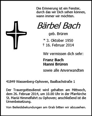 Bärbel Bach
