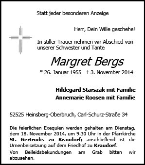 Margret Bergs