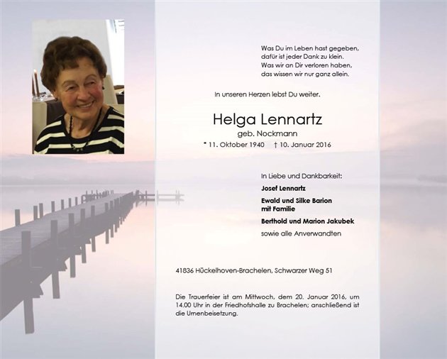 Helga Lennartz