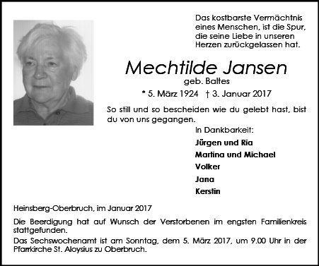 Mechtilde Jansen