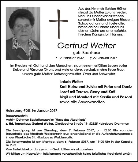 Gertrud Welter