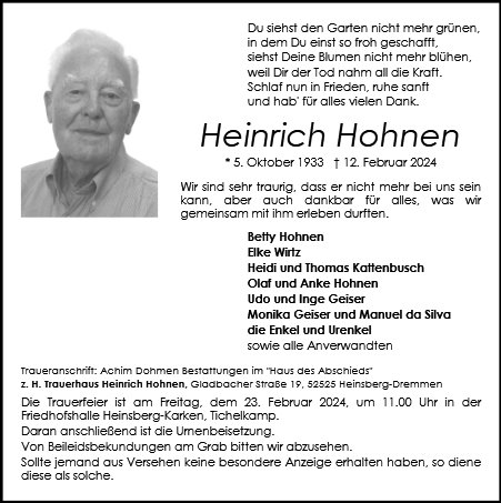 Heinrich Hohnen