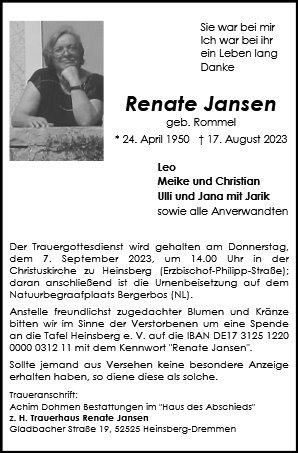 Renate Jansen