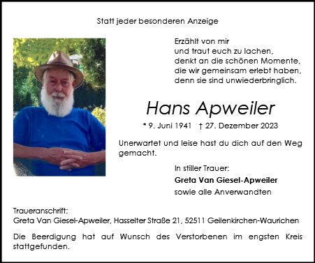 Hans Apweiler