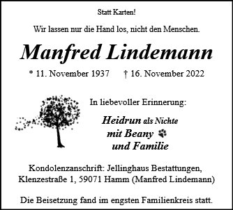 Manfred Lindemann
