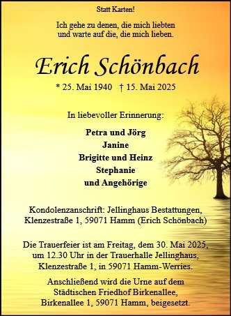 Erich Schönbach