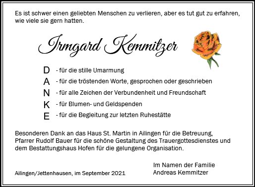 Irmgard Kemmitzer