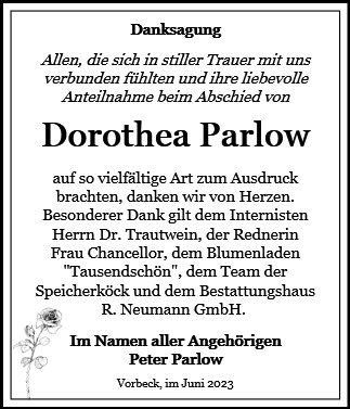 Dorothea Parlow
