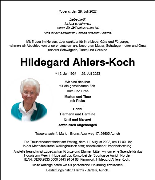 Hildegard Ahlers-Koch