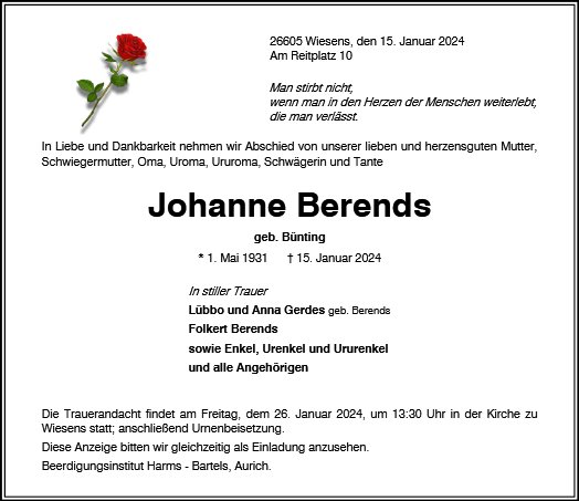 Johanne Berends