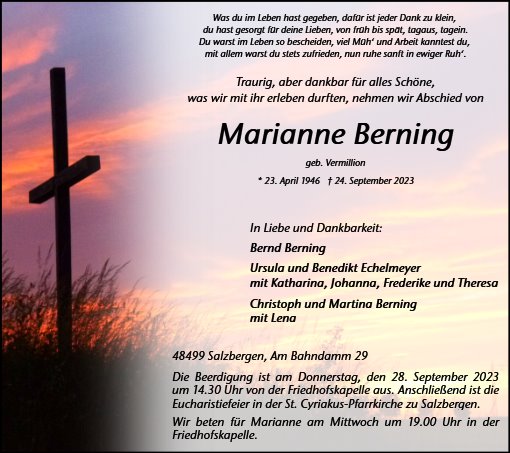 Marianne Berning