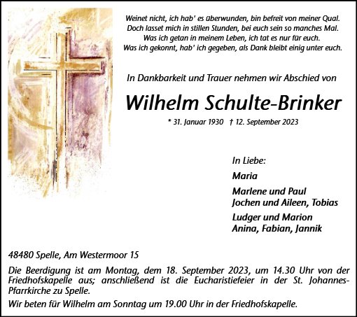 Wilhelm Schulte-Brinker