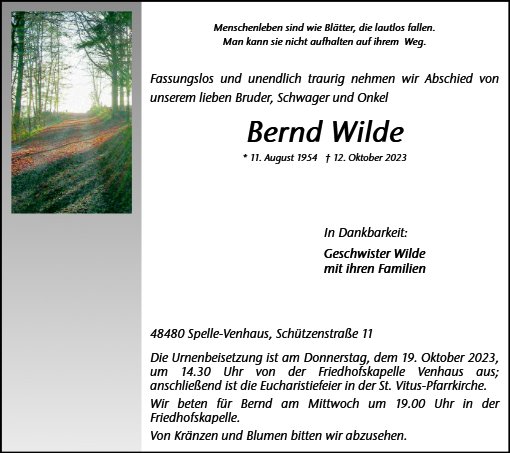 Bernhard Wilde