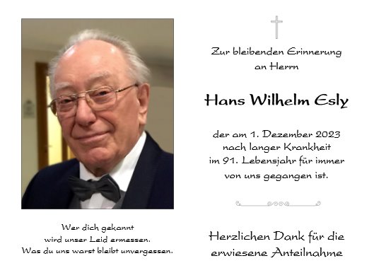 Hans Wilhelm Esly