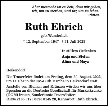Ruth Ehrich