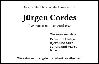 Jürgen Cordes