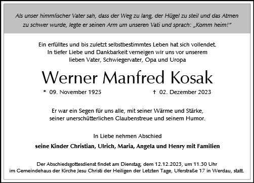 Werner Kosak