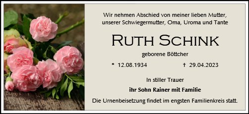 Ruth Schink