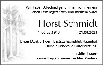 Horst Schmidt