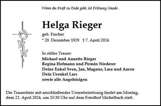Helga Rieger