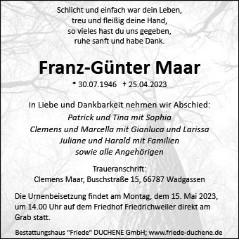 Franz-Günter Maar