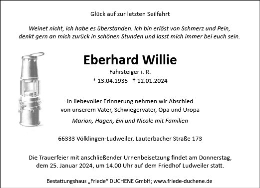 Eberhard Willie