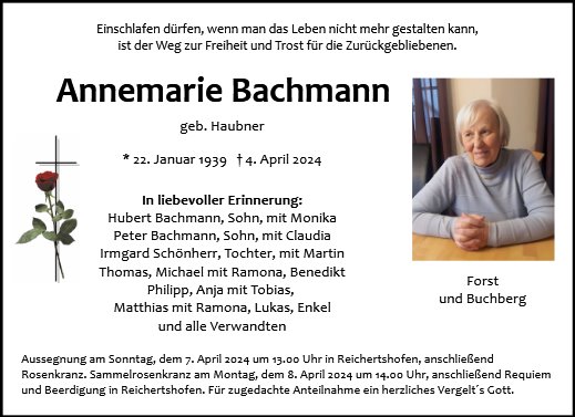 Annemarie Bachmann