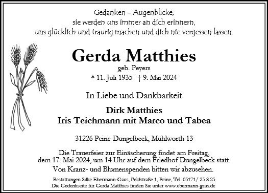 Gerda Matthies