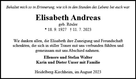Elisabeth Andreas