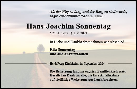 Hans-Joachim Sonnentag