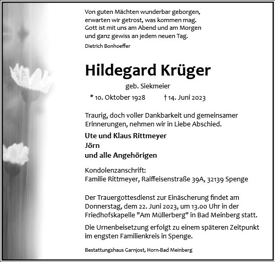 Hildegard Krüger