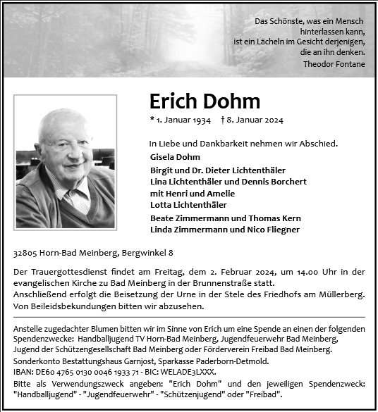 Erich Dohm
