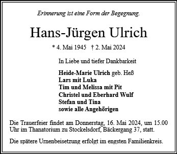 Hans-Jürgen Ulrich