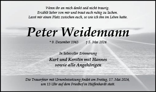 Peter Weidemann