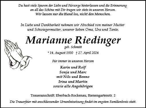 Marianne Riedinger