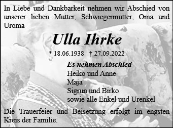 Ulla Ihrke