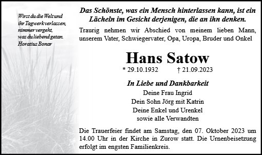 Hans Satow