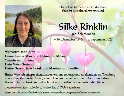 Silke Rinklin