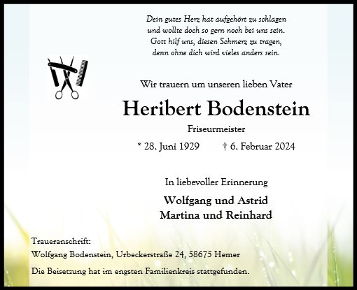 Heribert Bodenstein