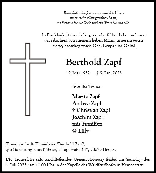 Berthold Zapf