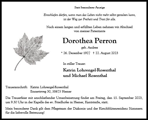 Dorothea Perron