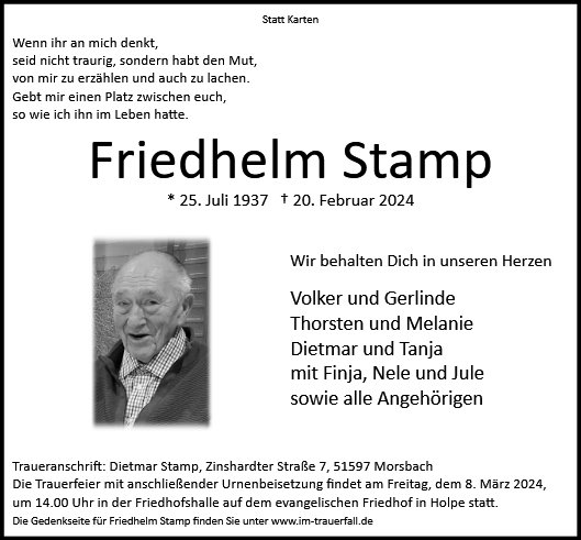 Friedhelm Stamp