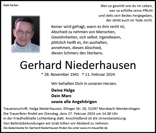 Gerhard Niederhausen