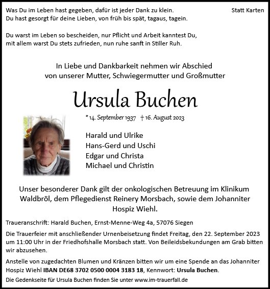 Ursula Buchen