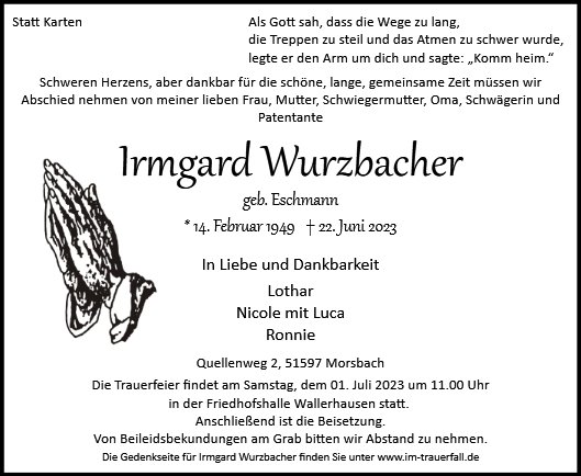 Irmgard Wurzbacher