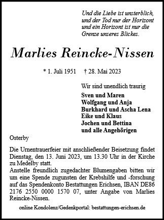 Marlies Reincke-Nissen