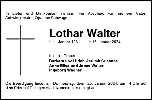 Lothar Walter