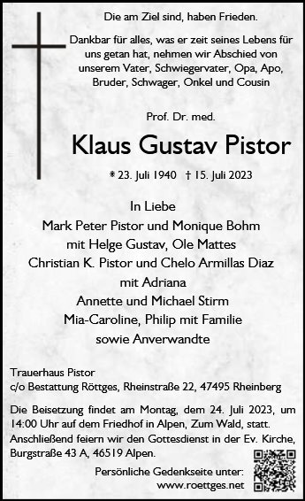 Klaus Gustav Pistor