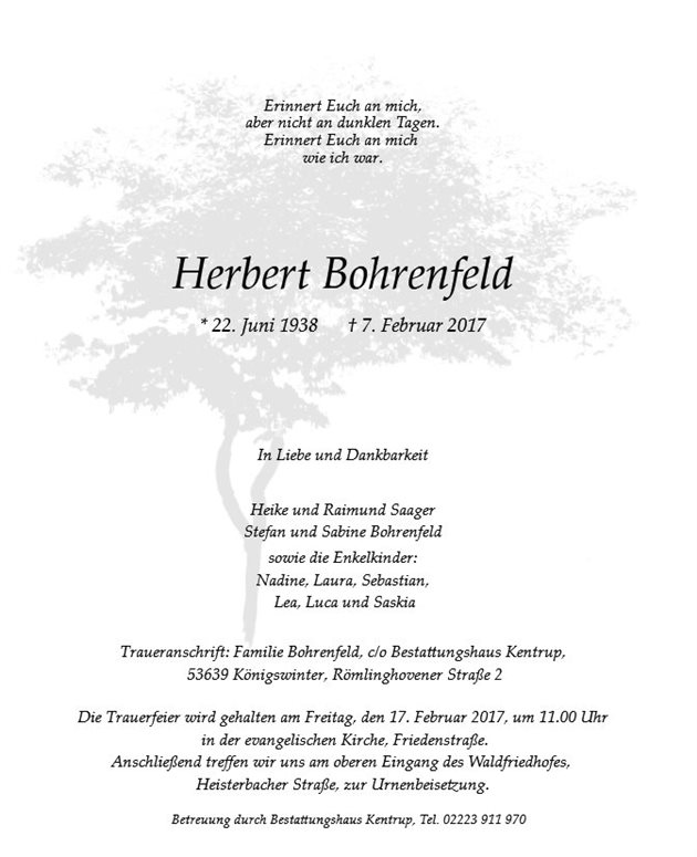 Herbert Bohrenfeld