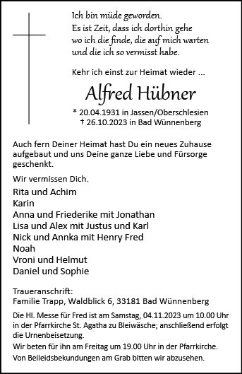 Alfred Hübner